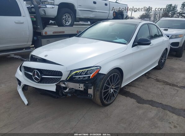 W1KWF8DB5MR605674 2021 MERCEDES-BENZ C-CLASS White Przód lewy