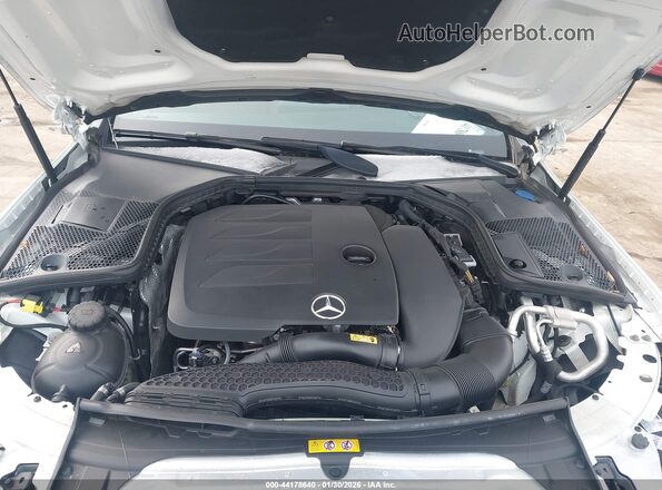 W1KWF8DB5MR605674 2021 MERCEDES-BENZ C-CLASS White Widok z tyłu