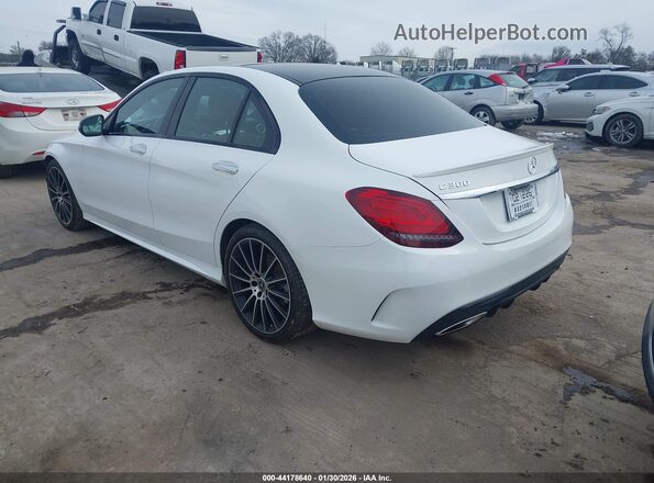 W1KWF8DB5MR605674 2021 MERCEDES-BENZ C-CLASS White Tył lewy