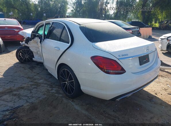 W1KWF8DB5MR647178 2021 MERCEDES-BENZ C-CLASS White Trasero izquierdo