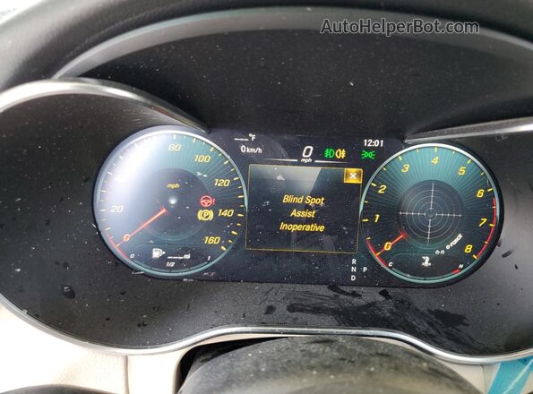 W1KWF8DB9MR634790 2021 MERCEDES-BENZ C White Вид щитка приладів