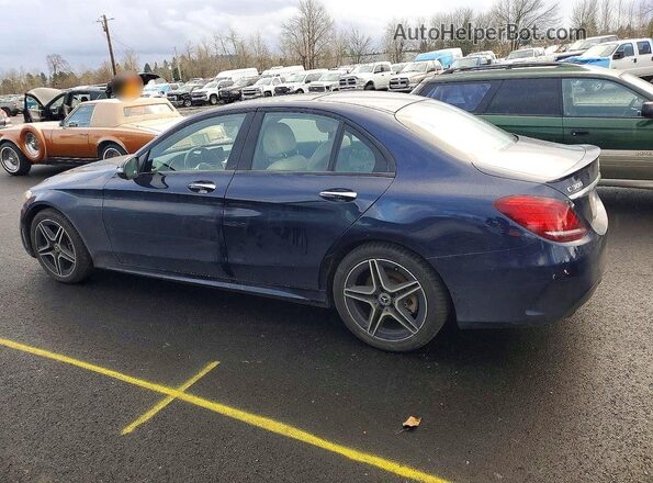 W1KWF8EB3MR649607 2021 MERCEDES-BENZ C Blue Tył lewy