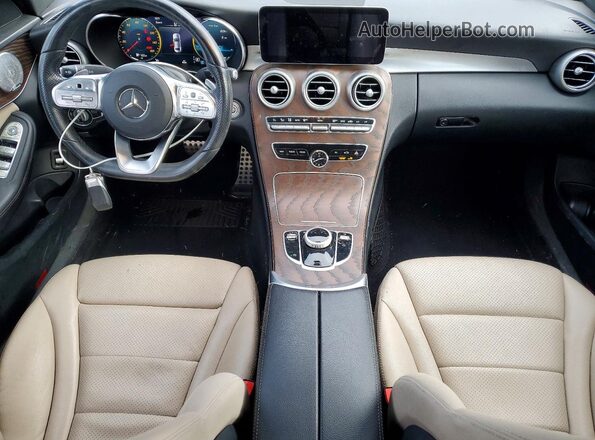 W1KWF8EB3MR649607 2021 MERCEDES-BENZ C Blue Widok deski rozdzielczej