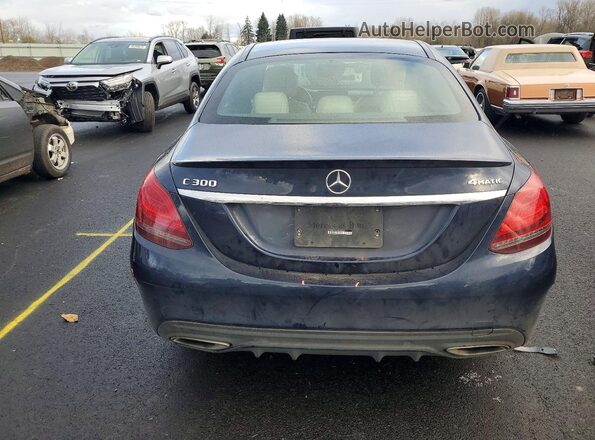 W1KWF8EB3MR649607 2021 MERCEDES-BENZ C Blue Widok z tyłu