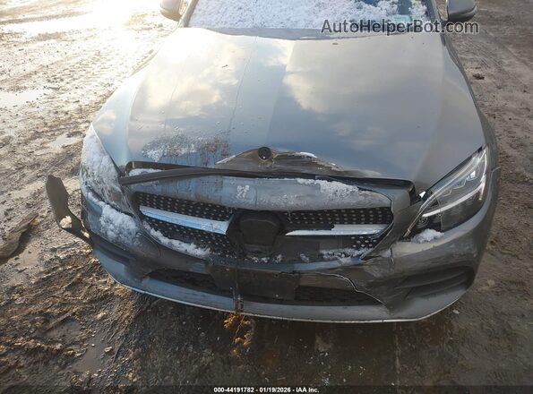 W1KWF8EB7MR634267 2021 MERCEDES-BENZ C-CLASS Gray Вид спереду