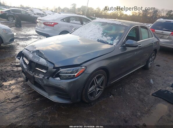 W1KWF8EB7MR634267 2021 MERCEDES-BENZ C-CLASS Gray Передня ліва чверть