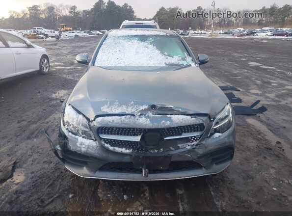 W1KWF8EB7MR634267 2021 MERCEDES-BENZ C-CLASS Gray Вид щитка приладів