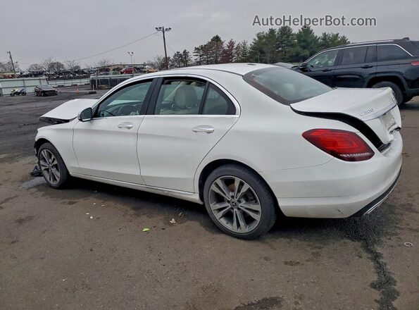 W1KWF8EB9MR644623 2021 MERCEDES-BENZ C Белый Задняя левая четверть