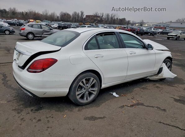 W1KWF8EB9MR644623 2021 MERCEDES-BENZ C Белый Задняя правая четверть