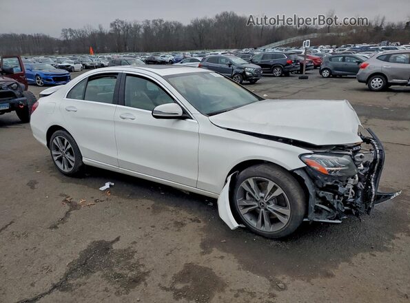 W1KWF8EB9MR644623 2021 MERCEDES-BENZ C Белый Передняя правая четверть
