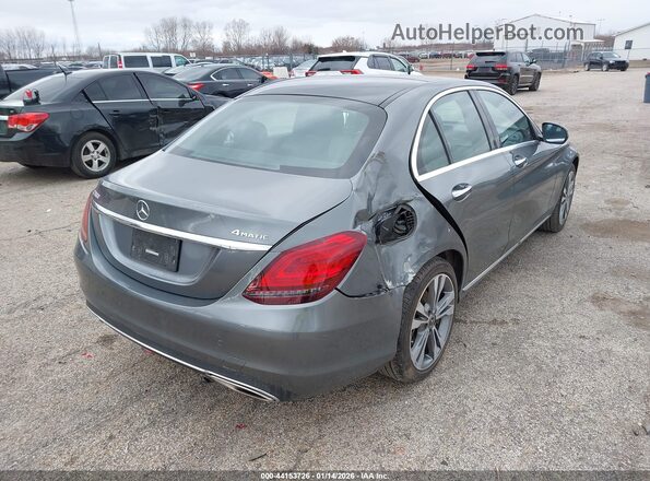W1KWF8EBXMR606446 2021 MERCEDES-BENZ C Gray Tył prawy