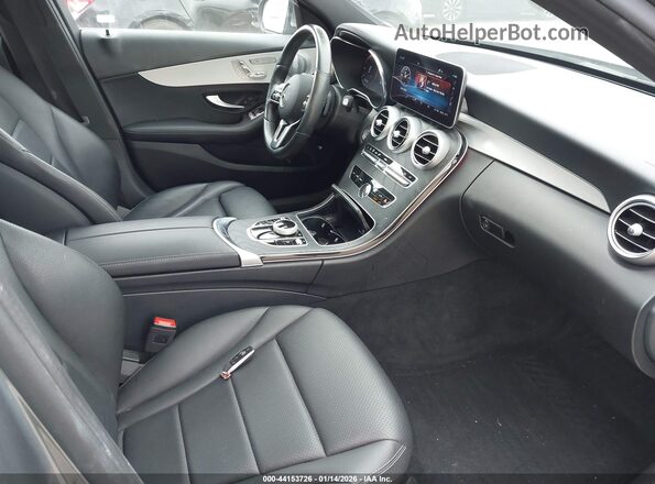 W1KWF8EBXMR606446 2021 MERCEDES-BENZ C Gray Widok wnętrza z przodu