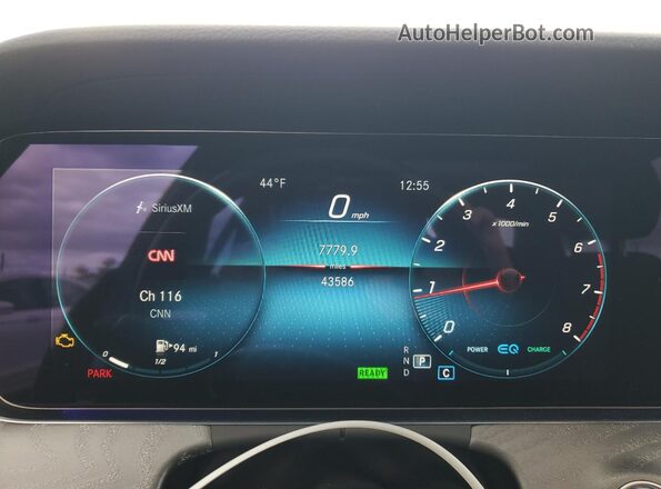 W1KZF5KB4NB057241 2022 MERCEDES-BENZ E Black Instrument cluster view