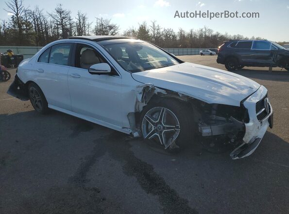 W1KZF5KB8MA886320 2021 MERCEDES-BENZ E Белый Передняя правая четверть