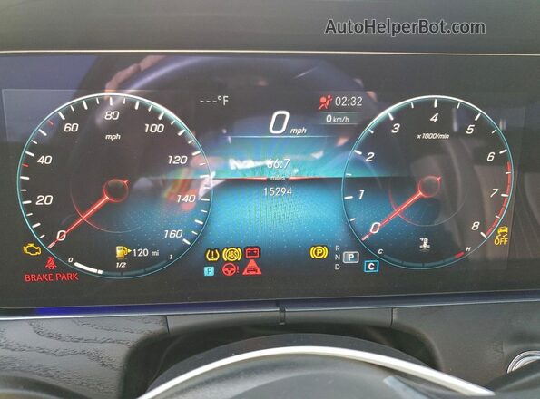 W1KZF8DB2PB173541 2023 MERCEDES-BENZ E White Սարքավորումների վահանակի տեսք