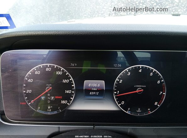 W1KZF8DB3LA834896 2020 MERCEDES-BENZ E-CLASS Черный Вид задних сидений