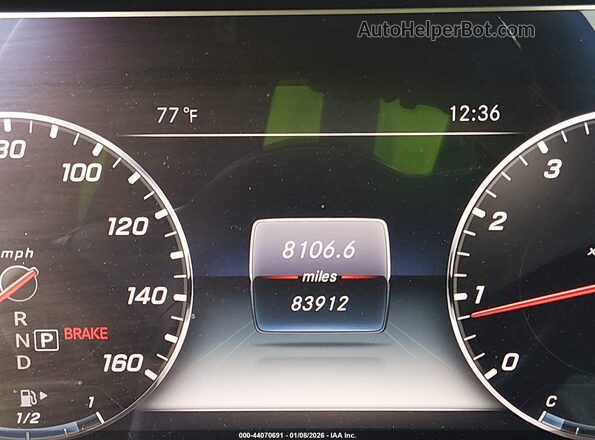 W1KZF8DB3LA834896 2020 MERCEDES-BENZ E-CLASS Черный 