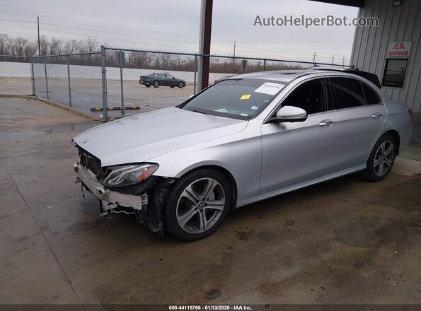 W1KZF8DB8LA844484 2020 MERCEDES-BENZ E-CLASS Silver Առջևի ձախ երեք քառորդ տեսարան