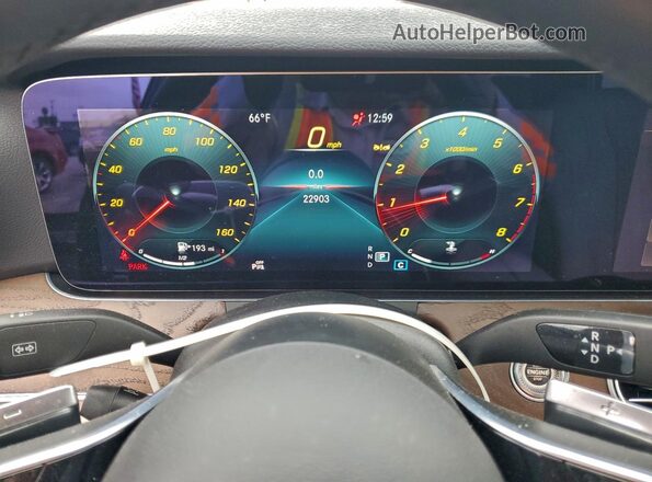 W1KZF8DB9PB110789 2023 MERCEDES-BENZ E Blue Вид щитка приладів