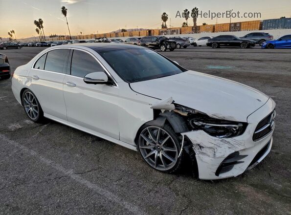 W1KZF8DBXMB004475 2021 MERCEDES-BENZ E White Передня права чверть