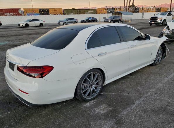 W1KZF8DBXMB004475 2021 MERCEDES-BENZ E White Задня права чверть