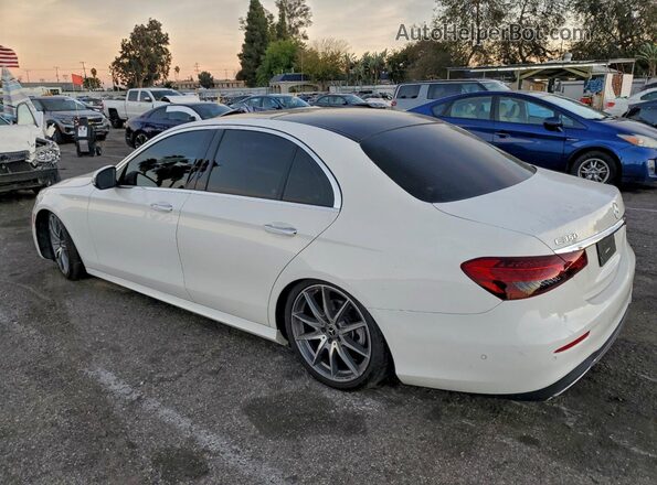 W1KZF8DBXMB004475 2021 MERCEDES-BENZ E White Задня ліва чверть