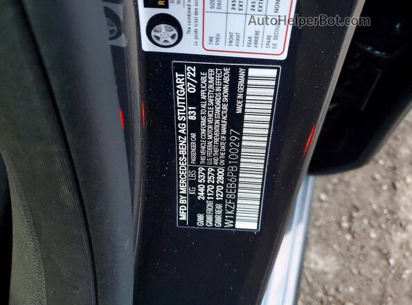W1KZF8EB6PB100297 2023 MERCEDES-BENZ E Black Engine compartment view
