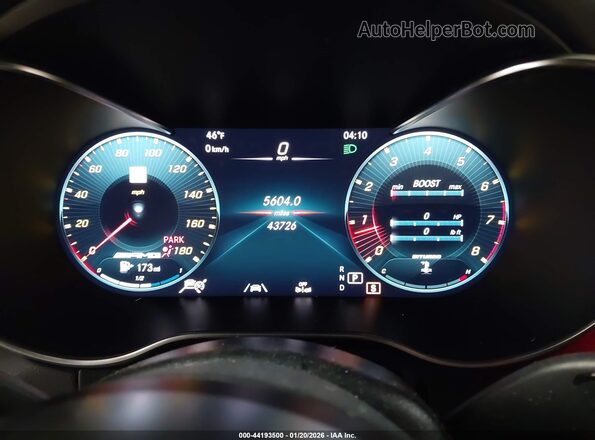 W1N0G6EB4NV360254 2022 MERCEDES-BENZ AMG GLC 43 White უკანა სავარძლების ხედი