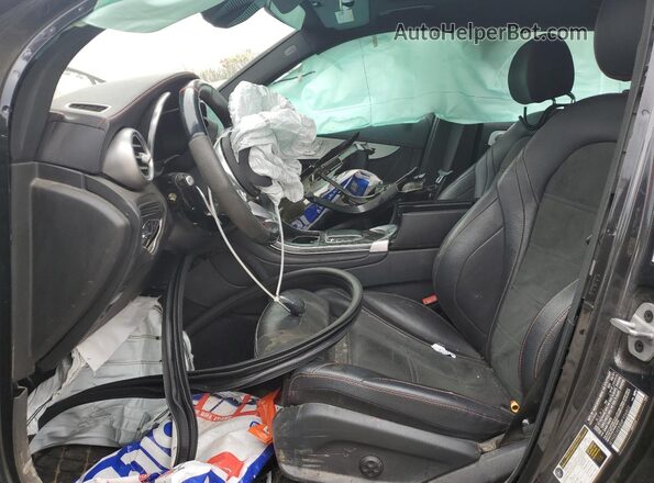 W1N0G6EB8MF956802 2021 MERCEDES-BENZ GLC-CLASS Black Widok wnętrza z przodu