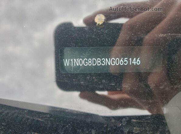 W1N0G8DB3NG065146 2022 MERCEDES-BENZ GLC-CLASS Black VIN sticker view