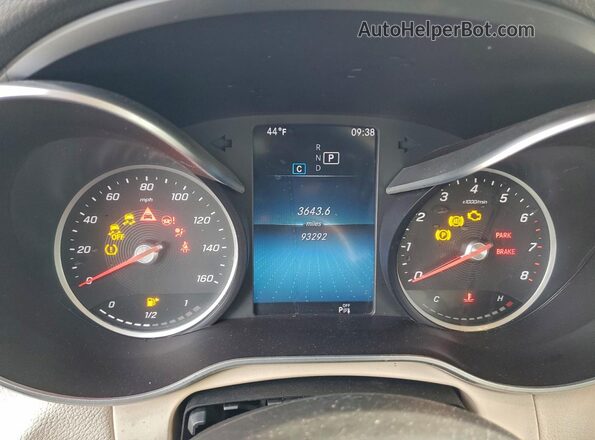 W1N0G8DB7NG079194 2022 MERCEDES-BENZ GLC-CLASS Blue Vista del cuadro de instrumentos