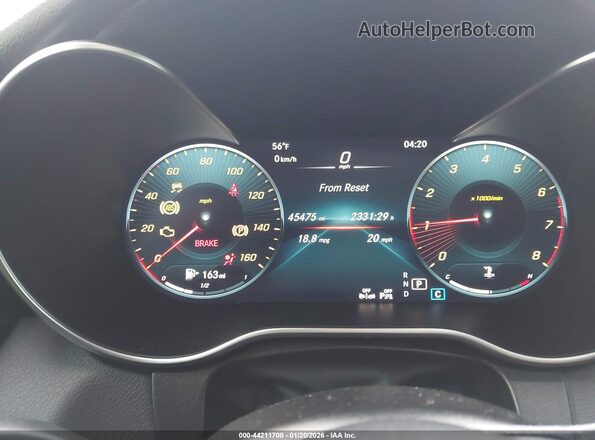 W1N0G8EB0LF827771 2020 MERCEDES-BENZ GLC 300 Красный 