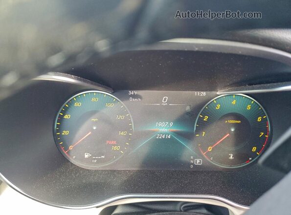W1N0G8EB2MF913956 2021 MERCEDES-BENZ GLC-CLASS Blue Vista del cuadro de instrumentos