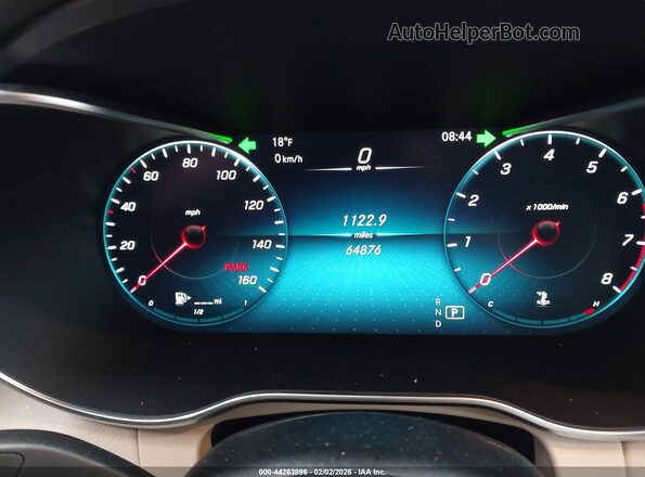 W1N0G8EB2MF919353 2021 MERCEDES-BENZ GLC 300 Dark Blue უკანა სავარძლების ხედი