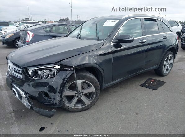 W1N0G8EB2NG103643 2022 MERCEDES-BENZ GLC 300 Черный Передняя левая четверть