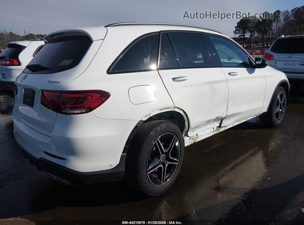 W1N0G8EB2NV374679 2022 MERCEDES-BENZ GLC 300 White Задня права чверть
