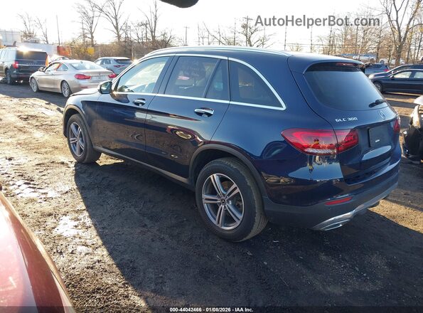 W1N0G8EB4NG040383 2022 MERCEDES-BENZ GLC 300 Dark Blue Tył lewy