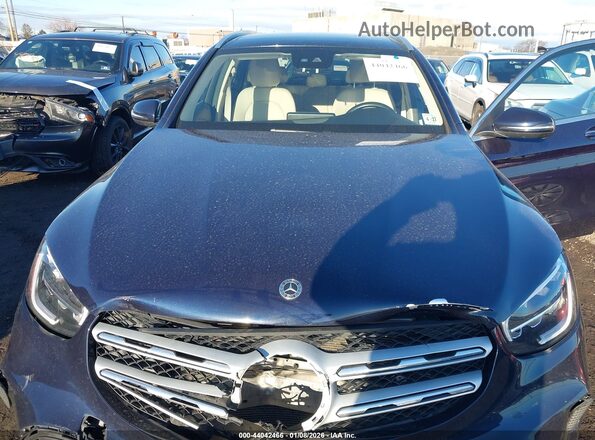 W1N0G8EB4NG040383 2022 MERCEDES-BENZ GLC 300 Dark Blue Widok z tyłu