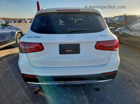 W1N0G8EB8MF889047 2021 MERCEDES-BENZ GLC-CLASS White Widok z tyłu