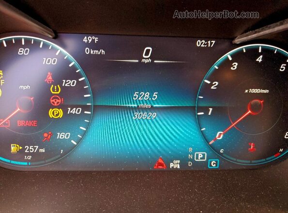 W1N0G8EB9NV376557 2022 MERCEDES-BENZ GLC-CLASS White ხელსაწყოთა პანელის ხედი