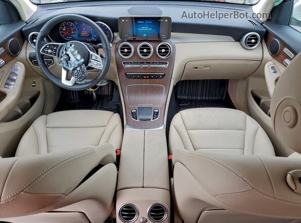 W1N0G8EB9NV376557 2022 MERCEDES-BENZ GLC-CLASS White წინა პანელის ხედი
