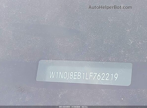 W1N0J8EB1LF762219 2020 MERCEDES-BENZ GLC 300 COUPE Black Вид підкапотного простору