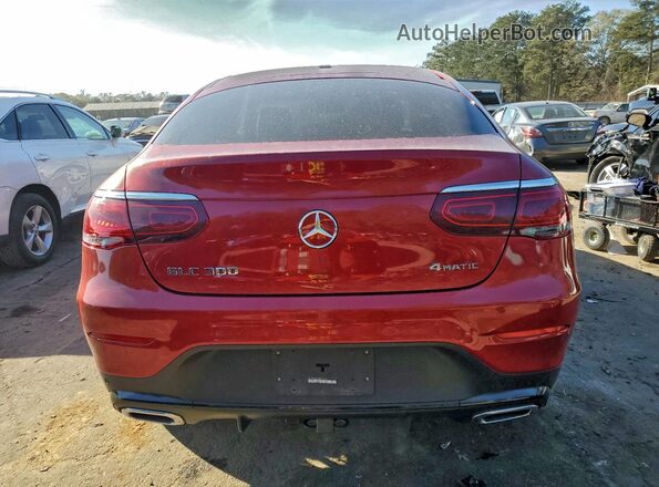 W1N0J8EB3MF877163 2021 MERCEDES-BENZ GLC-CLASS Red Вид ззаду