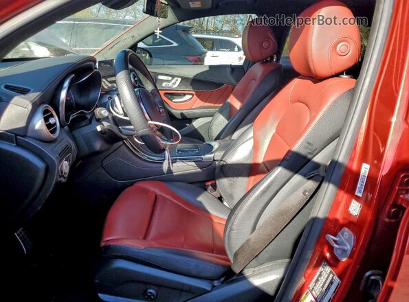 W1N0J8EB3MF877163 2021 MERCEDES-BENZ GLC-CLASS Red Вид салону спереду