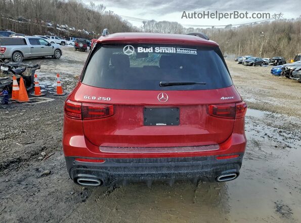 W1N4M4HB0SW422555 2025 MERCEDES-BENZ GLB-CLASS Red უკანა ხედი
