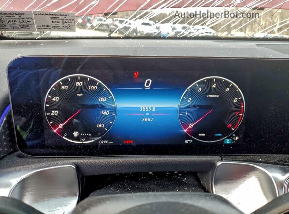 W1N4M4HB0SW422555 2025 MERCEDES-BENZ GLB-CLASS Red ხელსაწყოთა პანელის ხედი