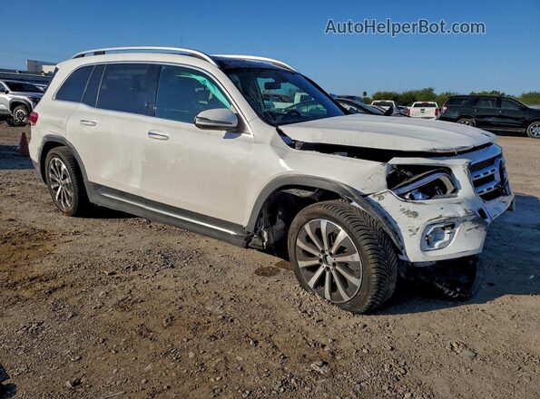 W1N4M4HB2MW119568 2021 MERCEDES-BENZ GLB-CLASS Белый Передняя правая четверть