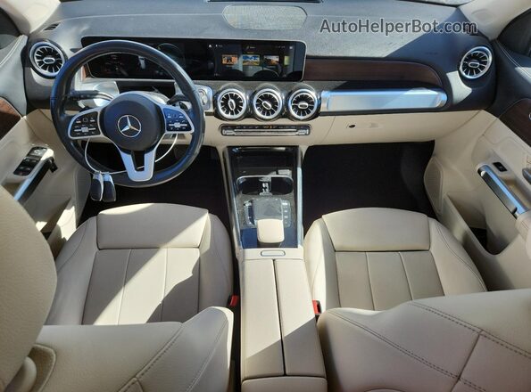 W1N4M4HB3MW128120 2021 MERCEDES-BENZ GLB-CLASS White Dashboard view