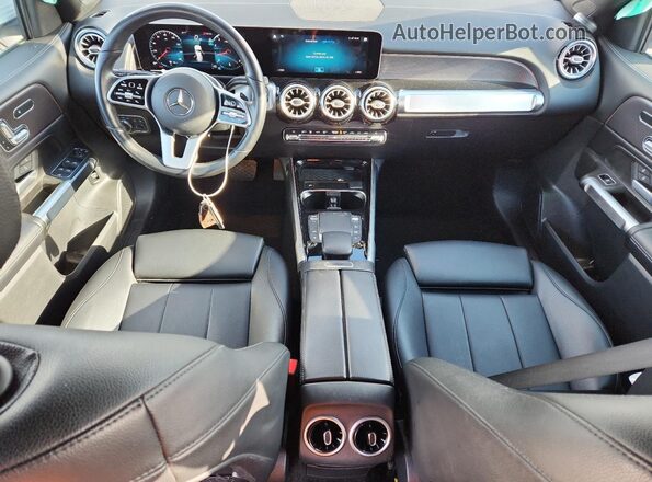 W1N4M4HB3MW160856 2021 MERCEDES-BENZ GLB-CLASS White წინა პანელის ხედი
