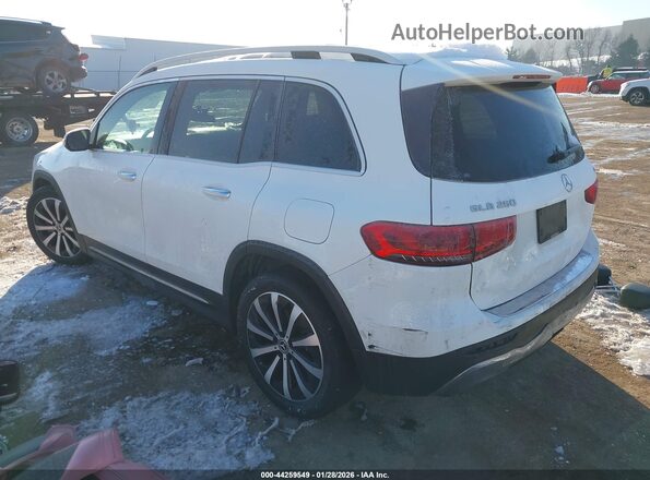 W1N4M4HB4MW118499 2021 MERCEDES-BENZ GLB-CLASS White Հետևի ձախ